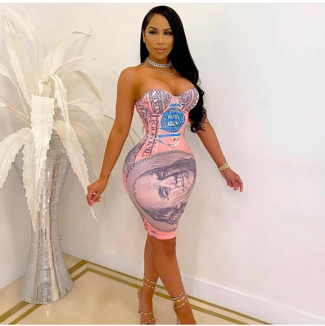 Pink money dress – SheDevil