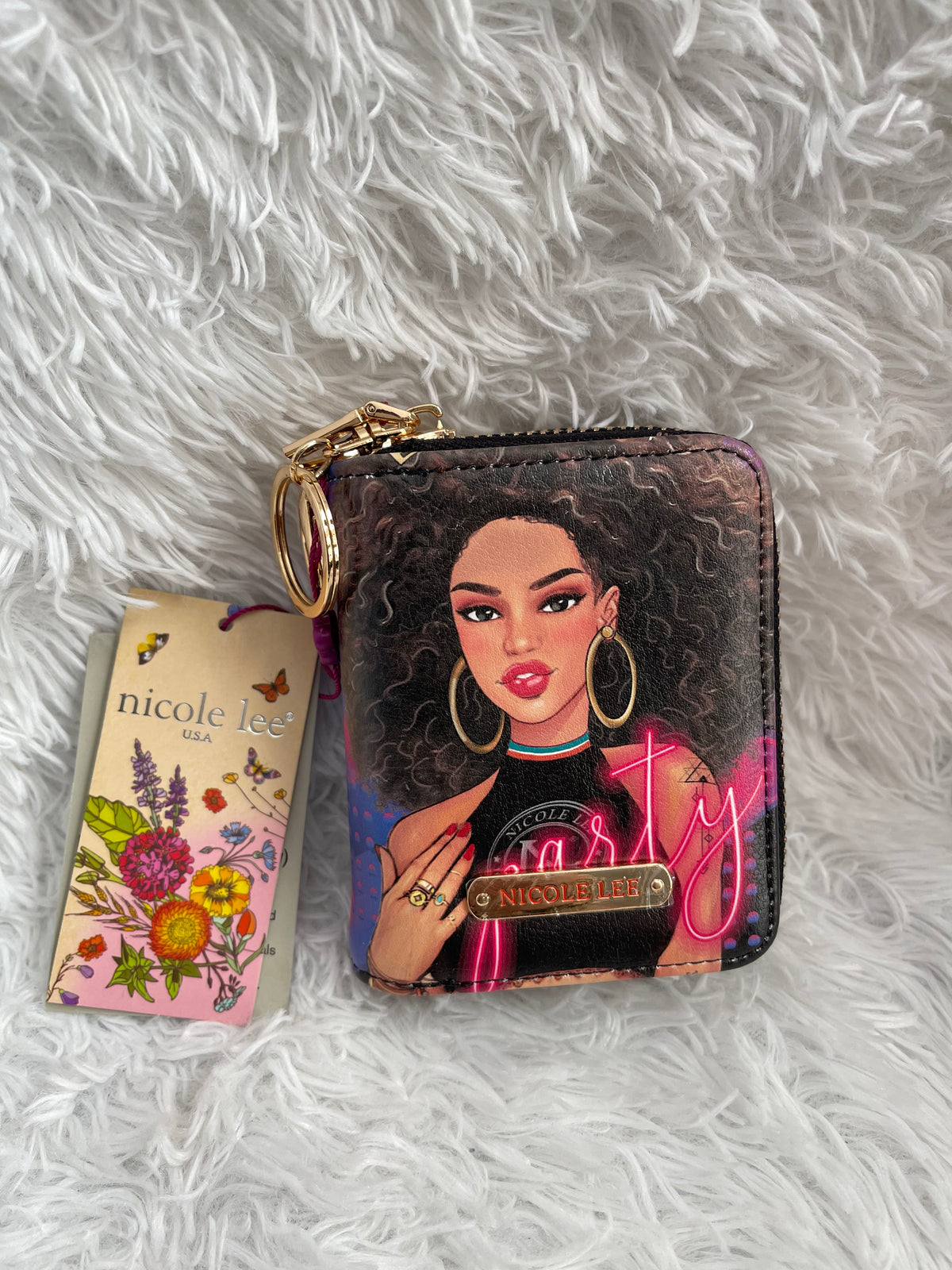 Nicole L keychain wallet