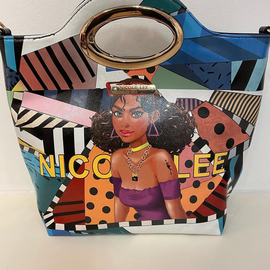 Nicole Lee multi color handbag
